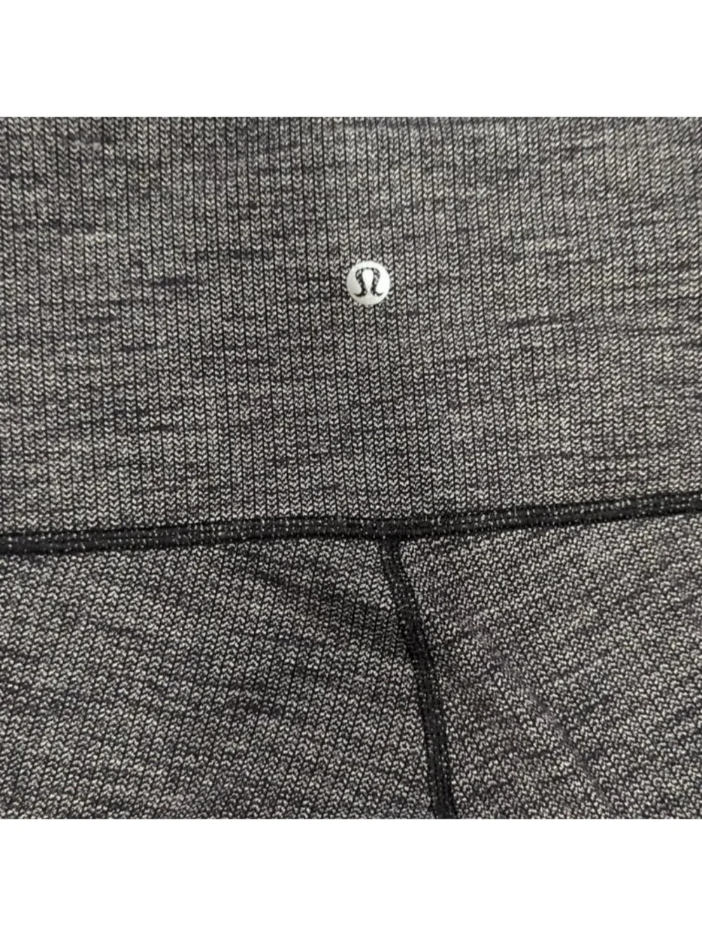 Lululemon Wunder Under Pant *High Rise Coco Pique Black / Black